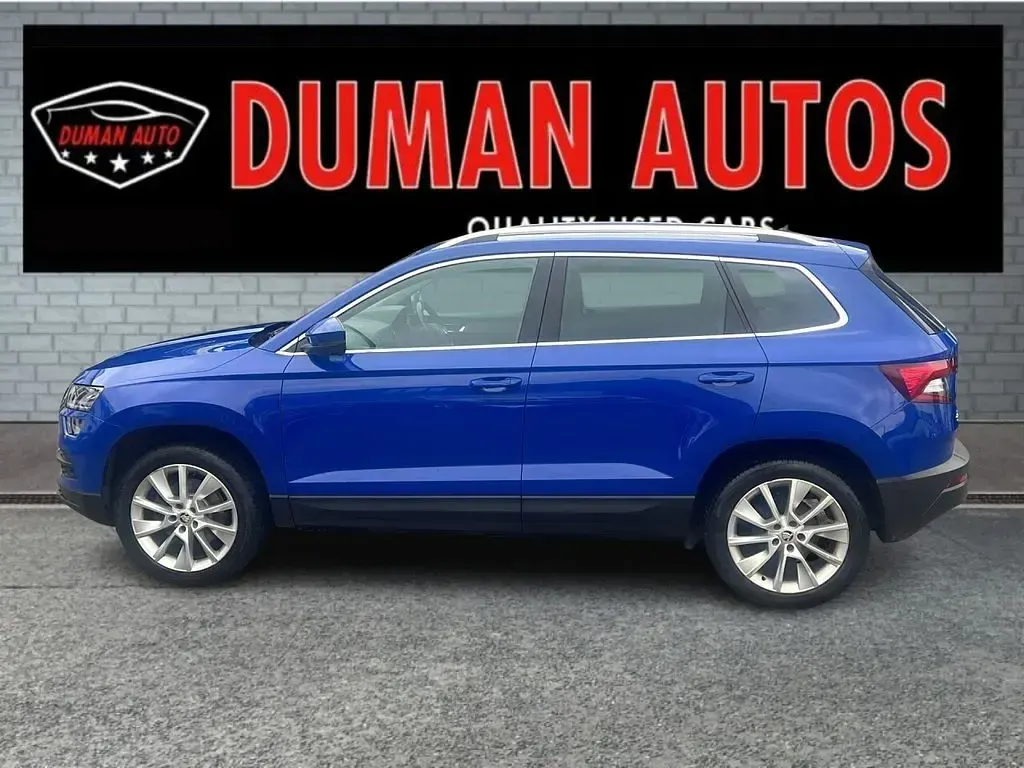 Used Skoda Karoq SE L 150 HP (110 kW) 2018 Blue SUV
