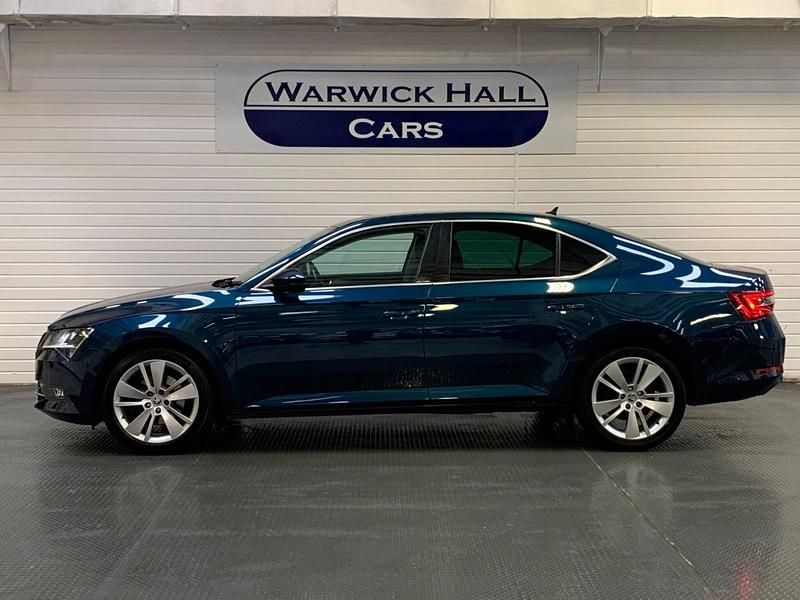 Used Skoda Superb SE L Executive 2018 Blue Hatchback