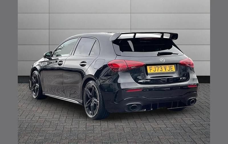 Used Mercedes A35 AMG Premium Plus 320 HP (235 kW) 2023 Black Hatchback