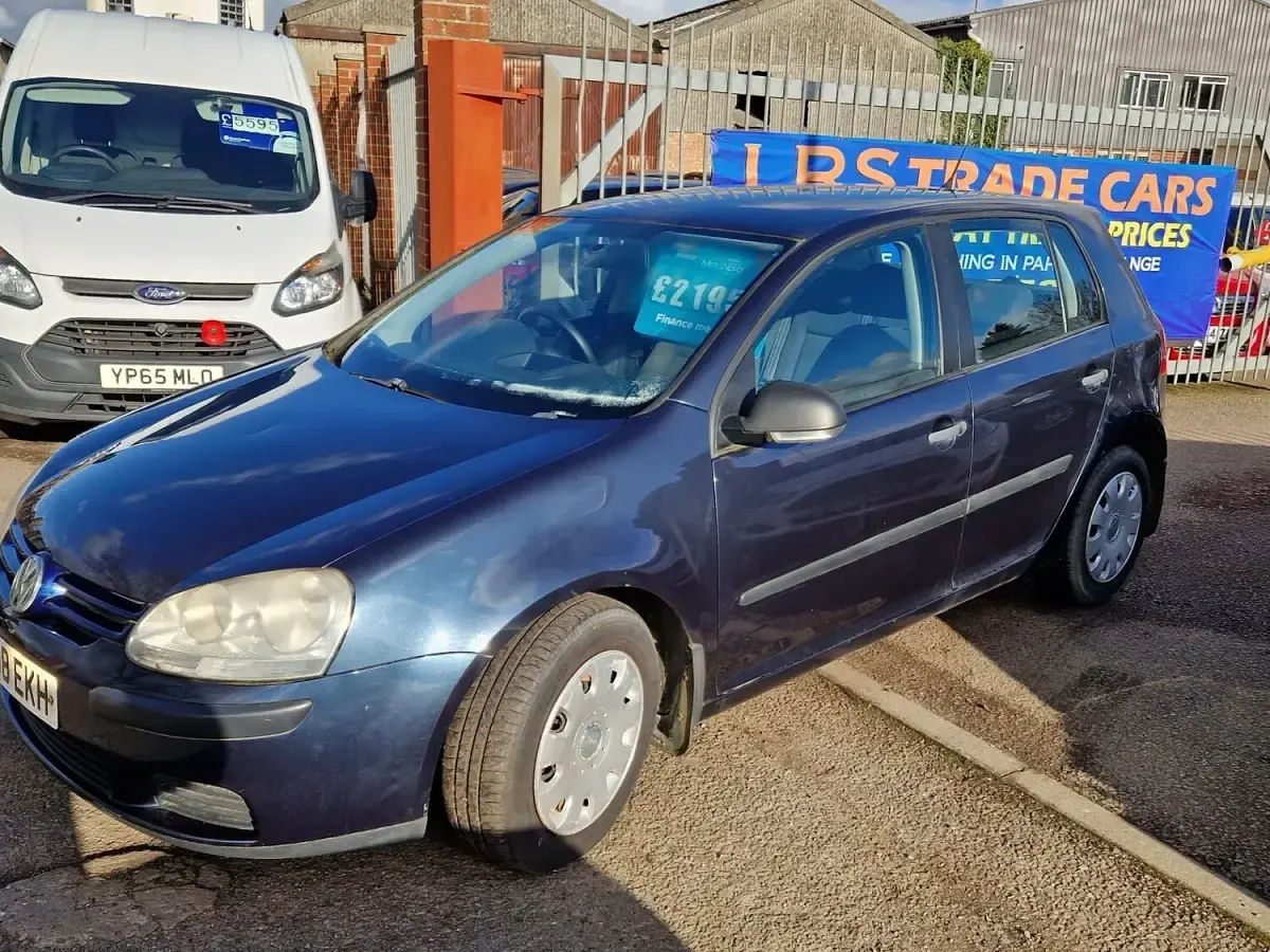 Used VW Golf V S 105 HP (77 kW) 2008 Blue Hatchback
