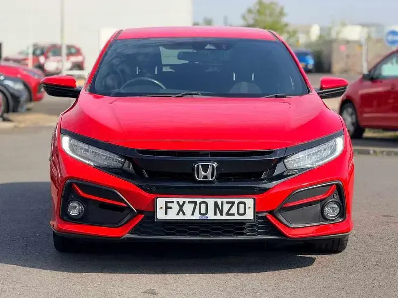 Used Honda Civic SR 126 HP (92 kW) 2020 Red Hatchback