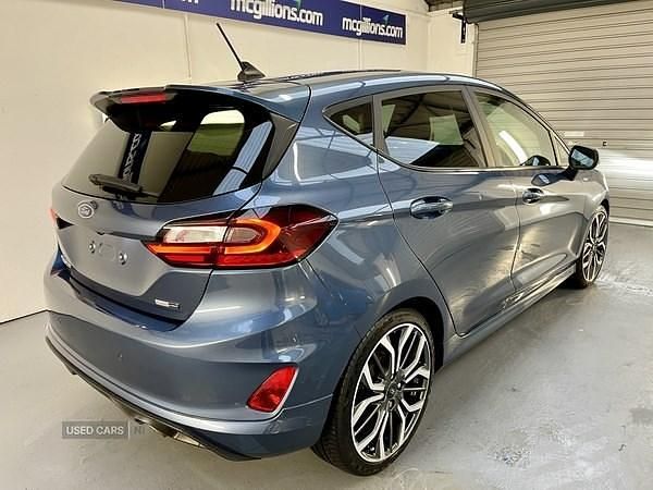 Used Ford Fiesta ST-Line X 125 HP (91 kW) 2023 Blue Hatchback