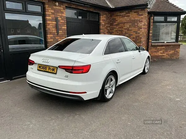 Used Audi A4 S-Line 190 HP (139 kW) 2017 White Sedan