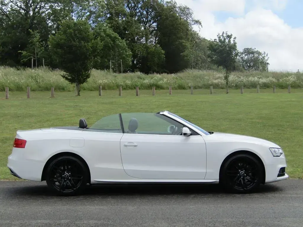 Used Audi Cabriolet S-Line 2014 White Cabriolet