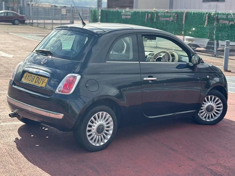 Used Fiat 500 Lounge 69 HP (50 kW) 2008 Black Hatchback
