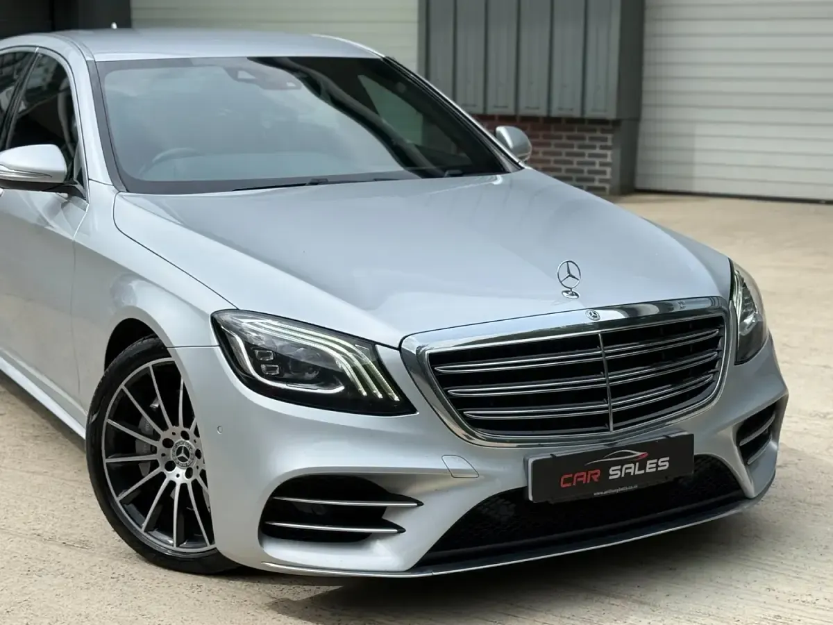 Used Mercedes S350 AMG line 282 HP (207 kW) 2018 Silver Sedan