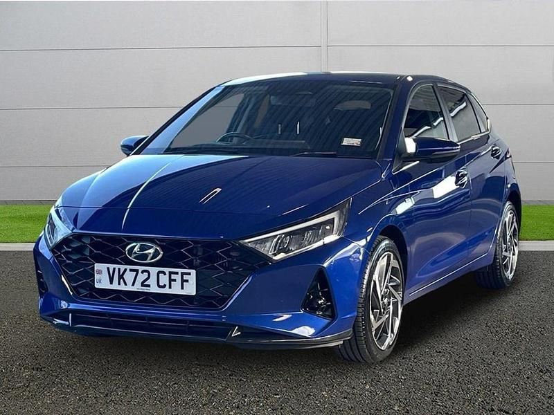 Used Hyundai i20 2022 Blue Hatchback