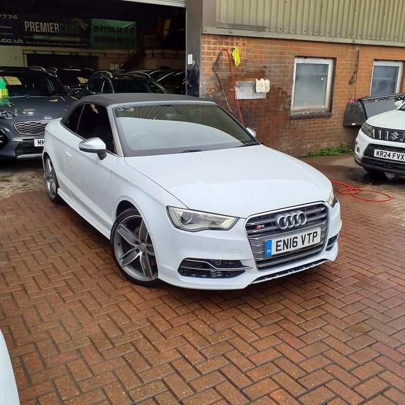 White Used 2016 Audi S3 Cabriolet Design Cabriolet | £14,480 (Fair price) - Image 1/4
