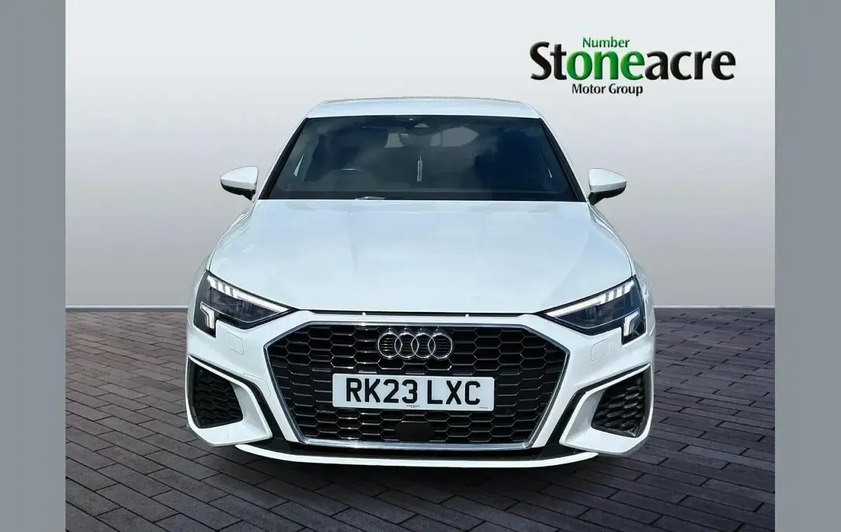 Used Audi A3 S-Line 110 HP (80 kW) 2023 White Sedan