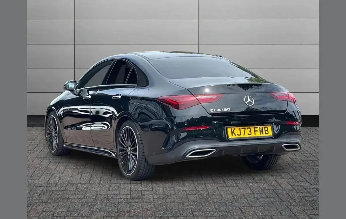Used Mercedes CLA180 AMG Line Premium Plus 134 HP (98 kW) 2024 Black Coupe
