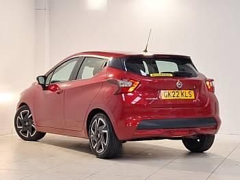Used Nissan Micra Acenta 92 HP (67 kW) 2022 Red Hatchback