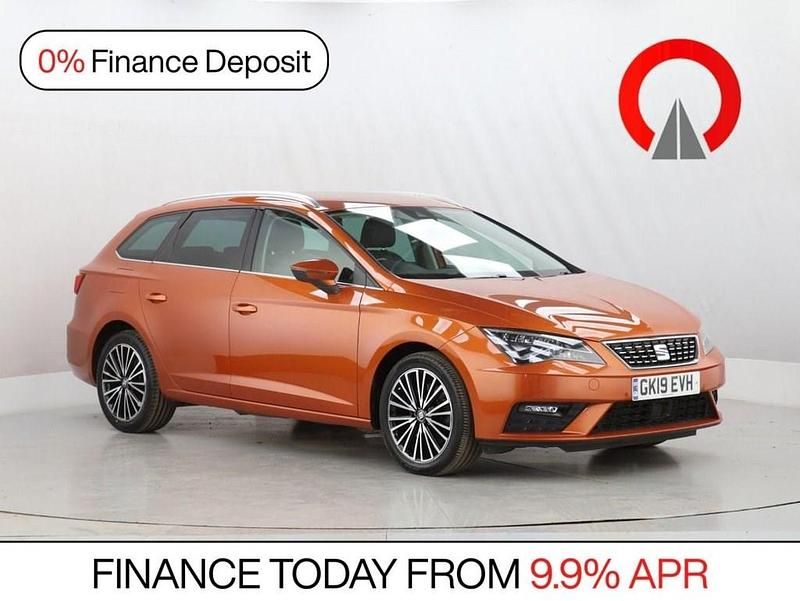 Used Seat Leon XCELLENCE Lux 2019 Orange Estate