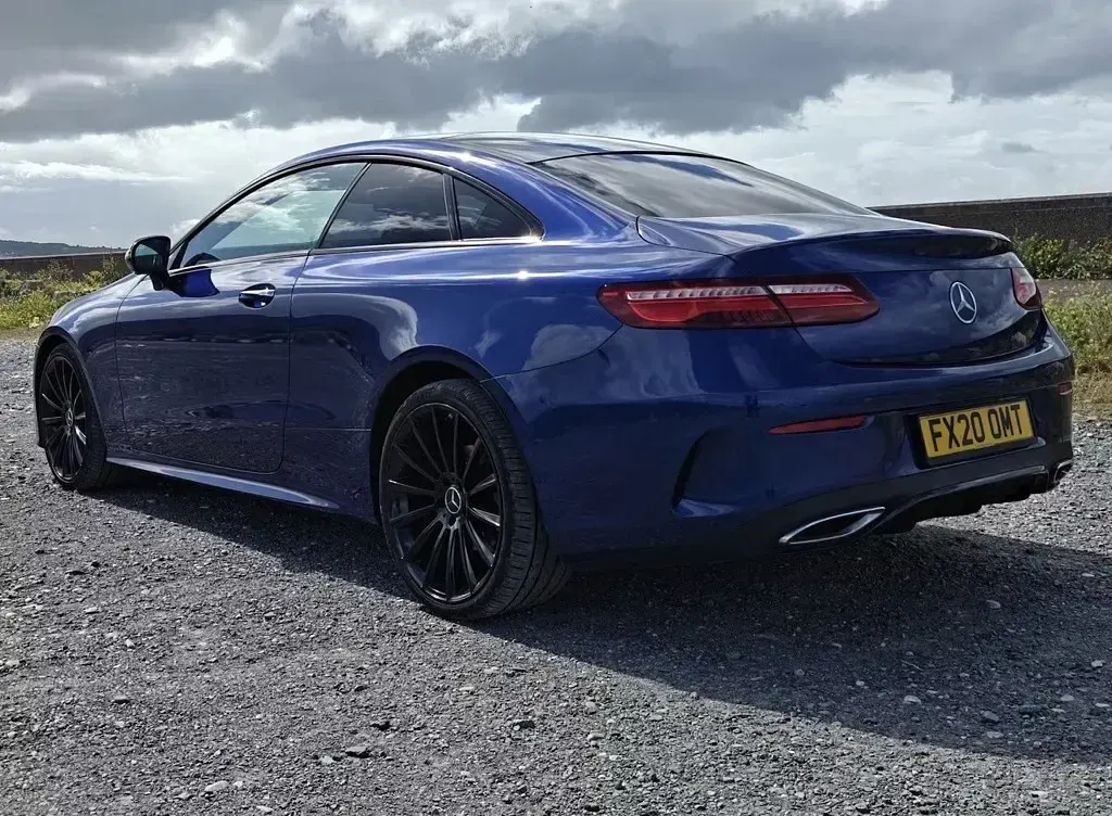 Used Mercedes E220 AMG Line Premium Plus 2020 Blue Coupe