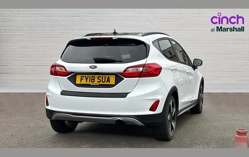 Used Ford Fiesta Active 125 HP (91 kW) 2018 White Hatchback
