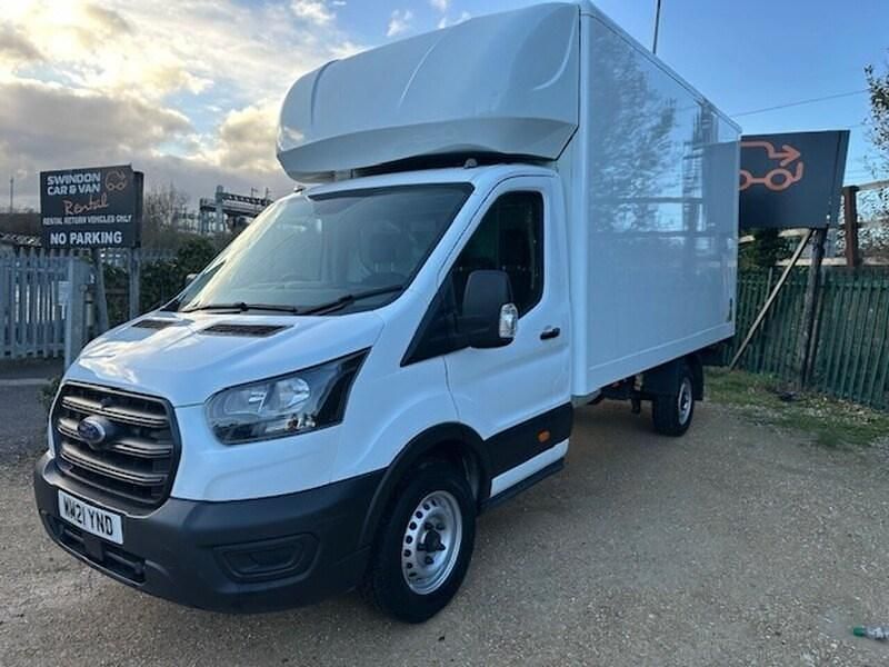 Used Ford Transit 130 HP (95 kW) 2021 White Cabriolet