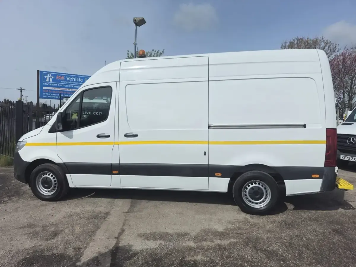 Begagnad Mercedes Sprinter Progressive 2022 Vit Van