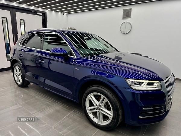 Used Audi Q5 S-Line 190 HP (139 kW) 2019 Blue SUV