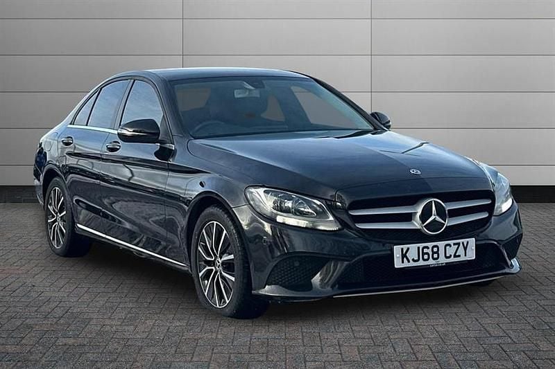 Black Used 2019 Mercedes C220 SE Sedan | £14,495 (Good price) - Image 1/4
