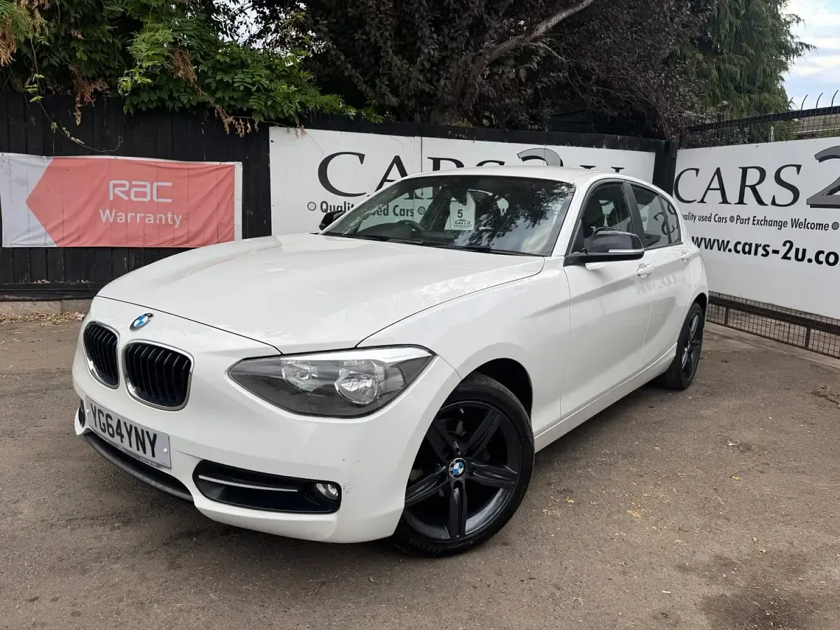 Used BMW 116 Sport Line 2014 White Hatchback