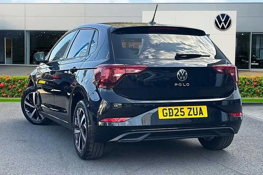 Used VW Polo Match 95 HP (69 kW) 2025 Black Hatchback