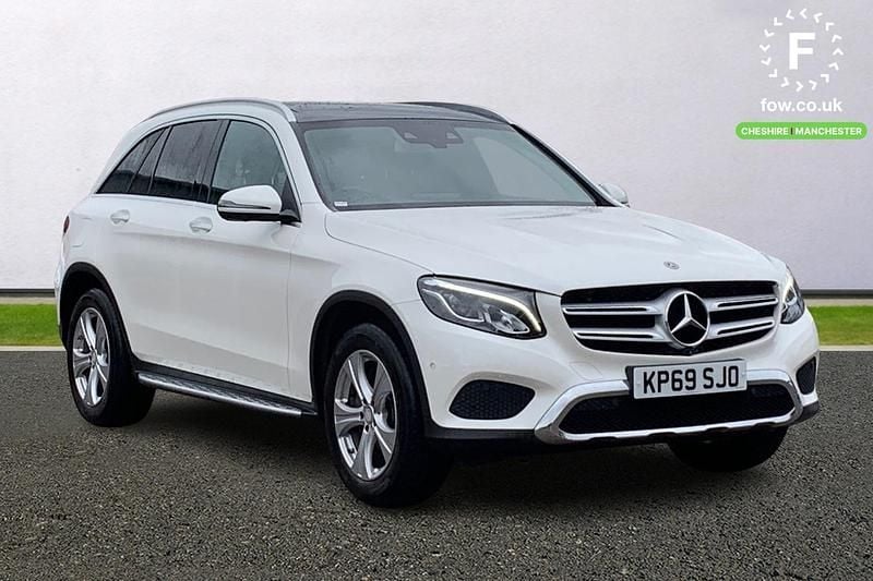 White Used 2019 Mercedes GLC250 Active Estate | £21,199 (Good price) - Image 1/3