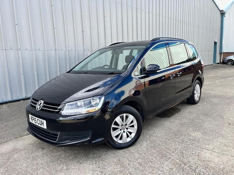 Black Used 2015 VW Sharan SE MPV | £7,000 (Fair price) - Image 1/4