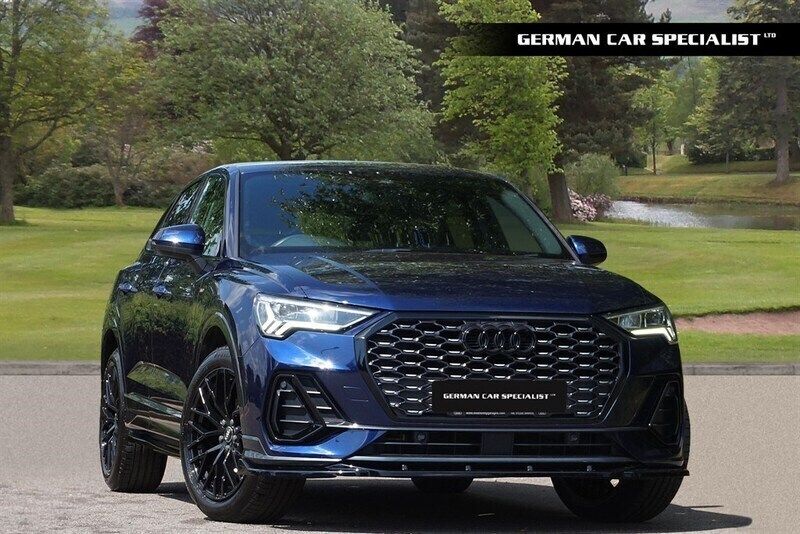Navarra blue Used 2021 Audi Q3 Sportback S-Line SUV | £28,990 (A bit pricey) - Image 1/4