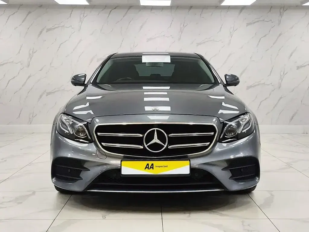 Used Mercedes E220 AMG line 194 HP (142 kW) 2020 Grey Sedan