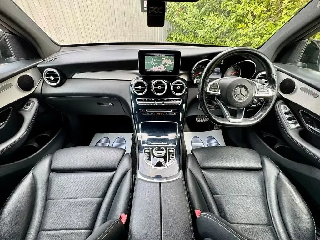 Used Mercedes GLC220 AMG line 170 HP (125 kW) 2018 Grey SUV