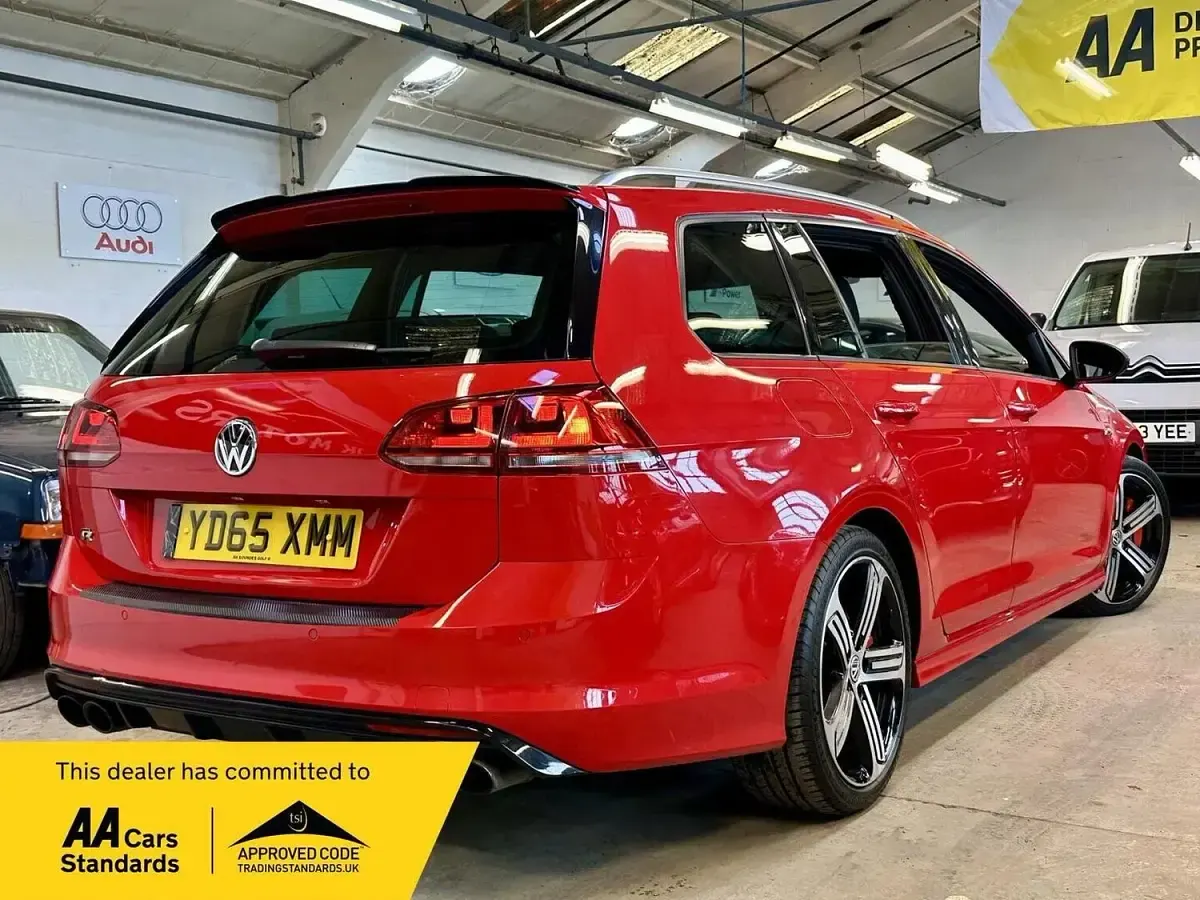Used VW Golf VII R 2015 Red Estate