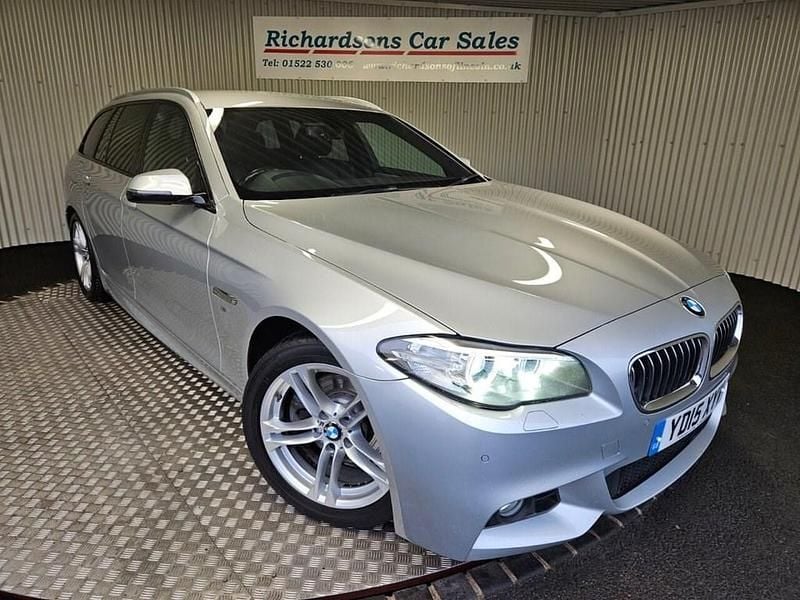Silver Used 2015 BMW 520 M Sport Estate | £5,800 (Good price) - Image 1/4