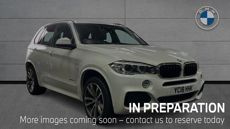 White Used 2018 BMW X5 M Sport SUV | £25,234 (Fair price) - Image 1/4