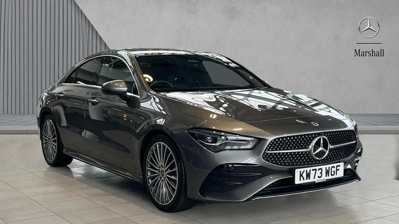 Mountain grey metallic Used 2023 Mercedes CLA200 AMG Line Premium Sedan | £27,254 (Fair price) - Image 1/1