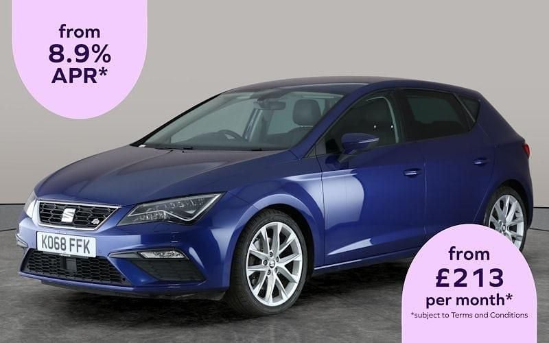 Blue Used 2019 Seat Leon FR Sport Hatchback | £11,403 (Good price) - Image 1/3