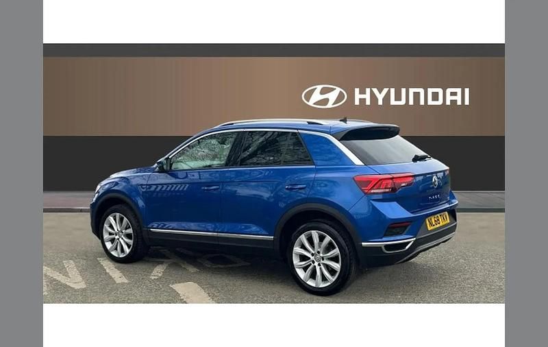 Used VW T-Roc SEL 150 HP (110 kW) 2018 Blue SUV