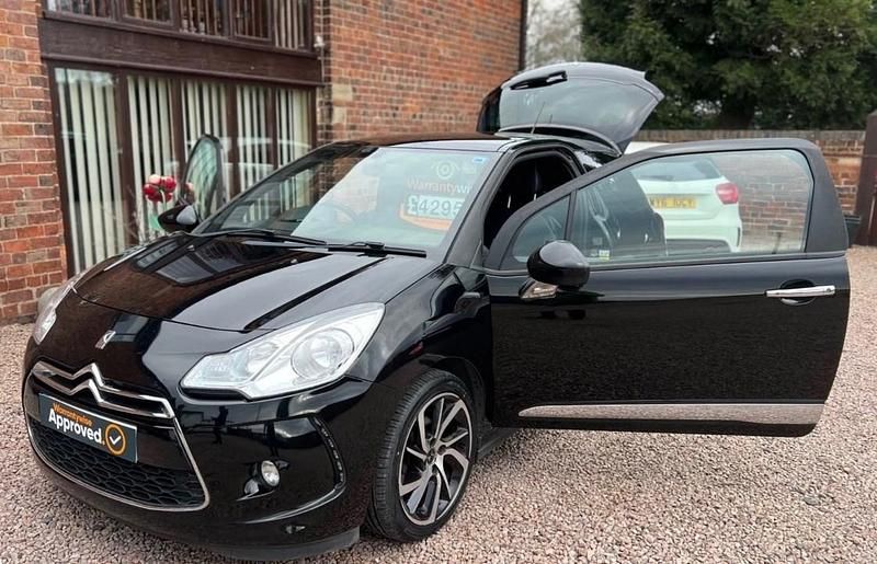 Black Used 2015 DS Automobiles DS3 Hatchback | £2,995 (Fair price) - Image 1/4