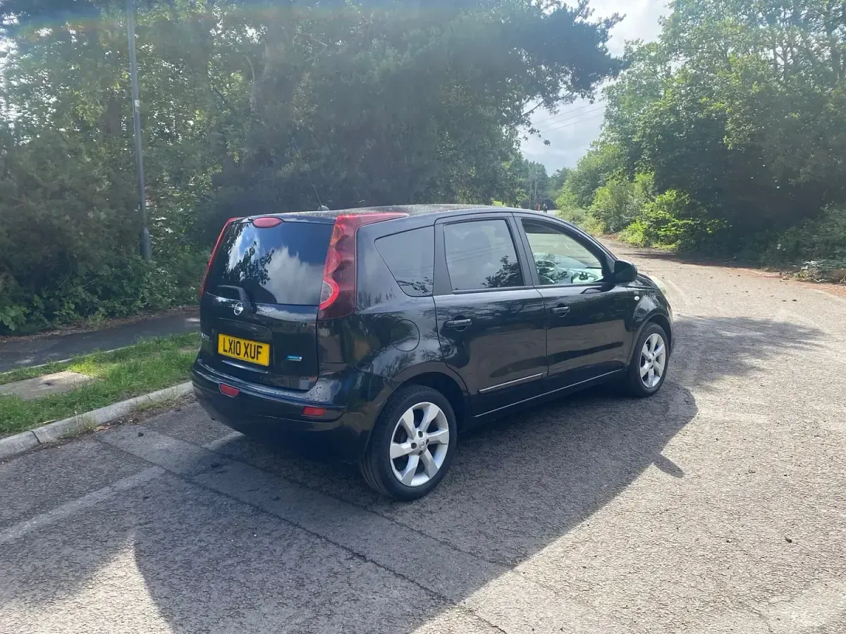 Used Nissan Note N-TEC 88 HP (64 kW) 2010 Black Hatchback
