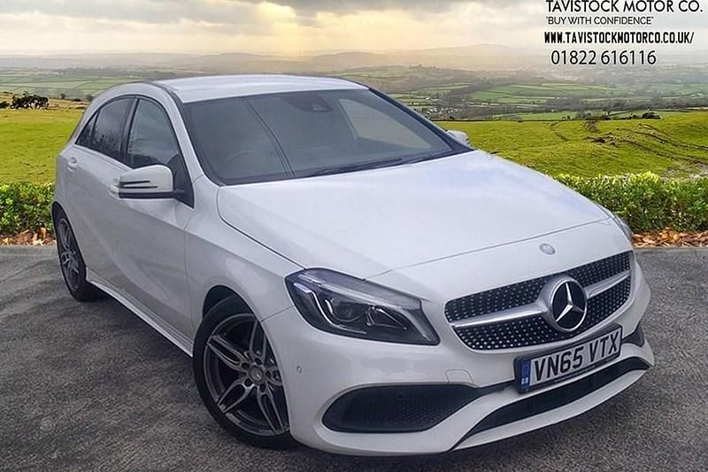 Used Mercedes A180 AMG line 122 HP (89 kW) 2015 White Hatchback