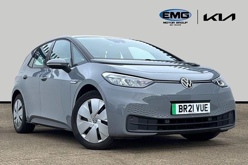 Used VW ID.3 Pure 110 kW (150 HP) 2021 Grey Hatchback