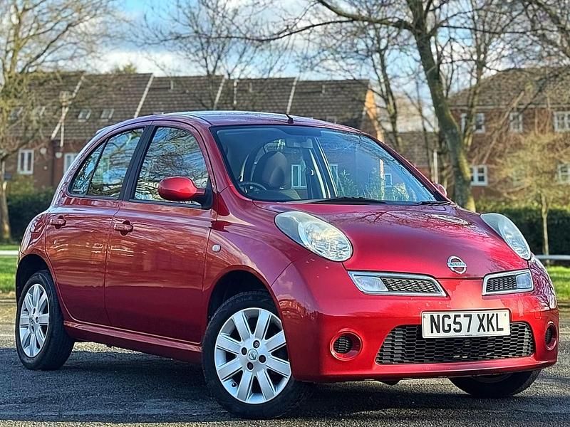 Used Nissan Micra Acenta+ 79 HP (58 kW) 2008 Red Hatchback