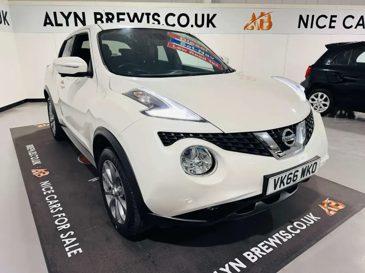Used Nissan Juke Tekna 110 HP (80 kW) 2016 White SUV