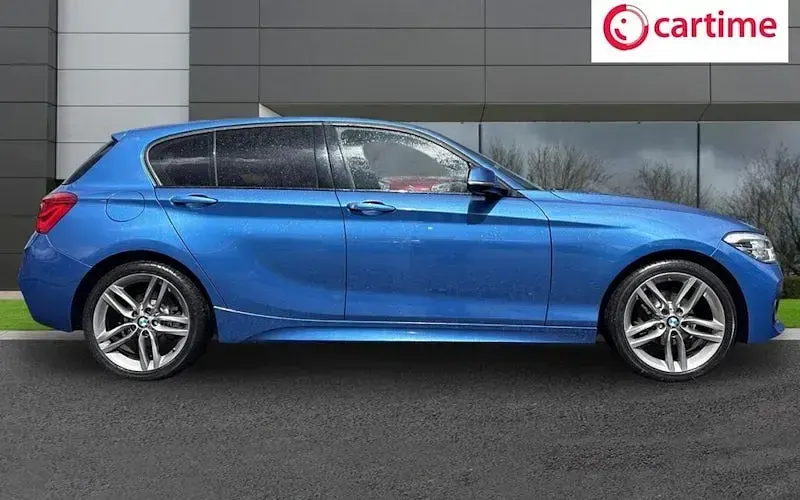 Used BMW 118 M Sport 136 HP (100 kW) 2019 Blue Hatchback