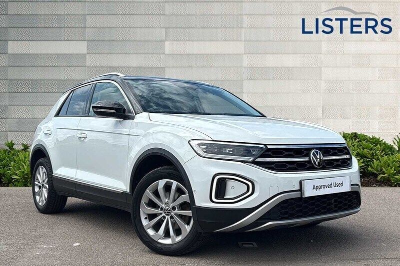 Pure white Used 2023 VW T-Roc Style SUV | £22,300 (Fair price) - Image 1/4