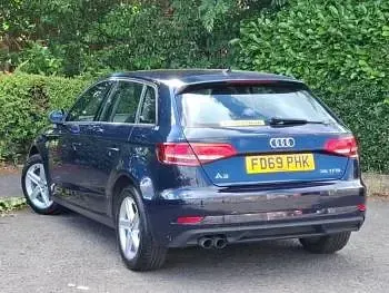Used Audi A3 150 HP (110 kW) 2019 Blue Sedan