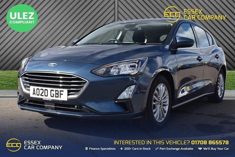Used Ford Focus Titanium 125 HP (91 kW) 2020 Blue Hatchback