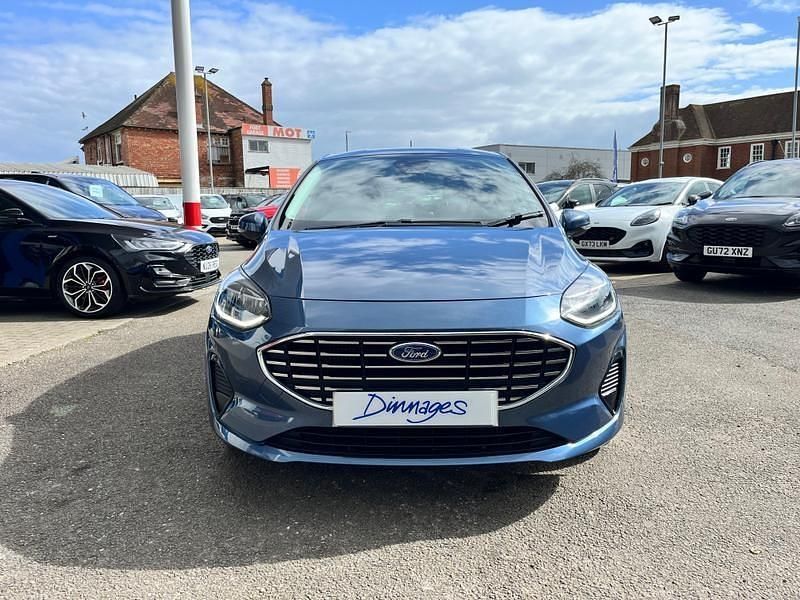Used Ford Fiesta Titanium 100 HP (73 kW) 2022 Blue Hatchback