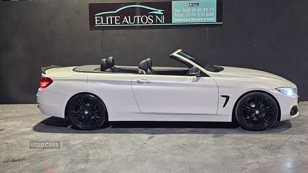 Used BMW 420 Sport Line 2014 White Cabriolet