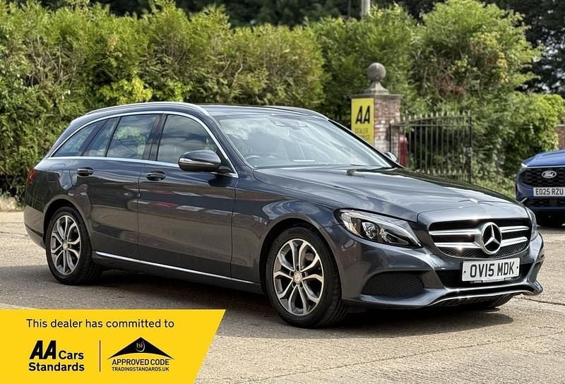 Grey Used 2015 Mercedes C200 Estate | £7,490 (Fair price) - Image 1/2