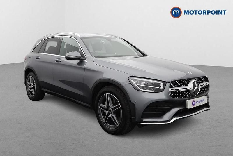 Grey Used 2021 Mercedes GLC220 AMG line SUV | £28,599 (Fair price) - Image 1/4