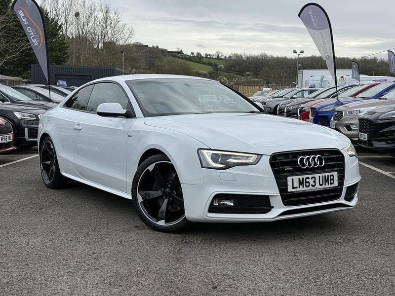 Used Audi A5 Black Edition 225 HP (165 kW) 2013 White Coupe
